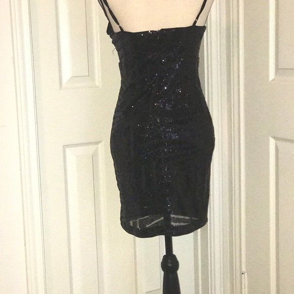 💕Guess Black Sequin Dress - Picture 4 of 5